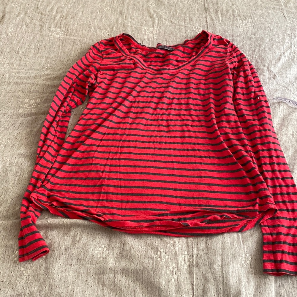 Velvet brand long sleeve cotton tee